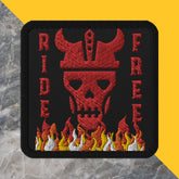 Viking Biker Embroidered Patch